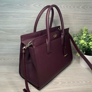 Kate Spade Large Purple/Wine Cameron Satchel